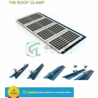 Hnub Ci Mounting Standing Seam Hlau Roofing Clamp