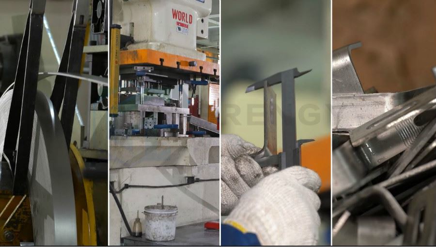 Production line of adjustable adjustable solar mounting system Production line of adjustable adjustable solar mounting system