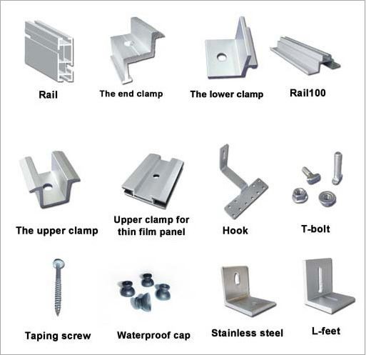 Adjustable Aluminum Solar Mount for Flat Roofs Solar L Feet related aluminum solar accessories Adjustable Aluminum Solar Mount for Flat Roofs Solar L Feet related aluminum solar accessories