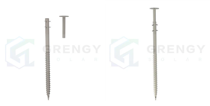 adjuatable screw pile with little blades_ adjuatable screw pile with little blades_