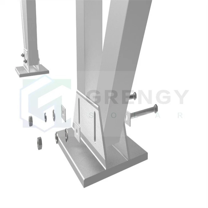 Solar Aluminum Structure Car Park Mount
