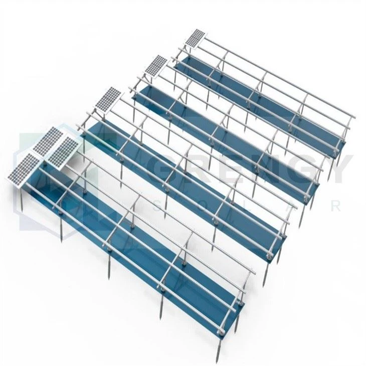 Ground Screw Pile Solar Structures