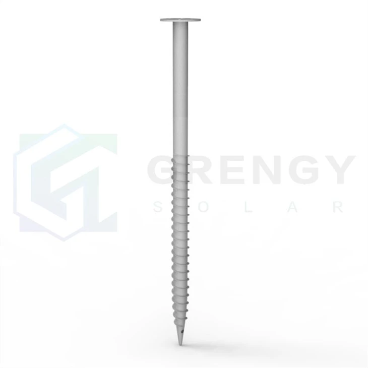 Hauv av Solar Screw Piles