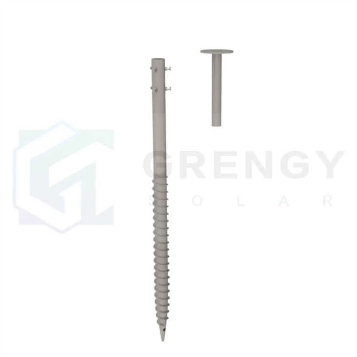 adjuatable screw pile with little blades