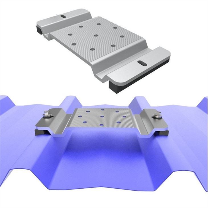 T shape clamp for tin roof