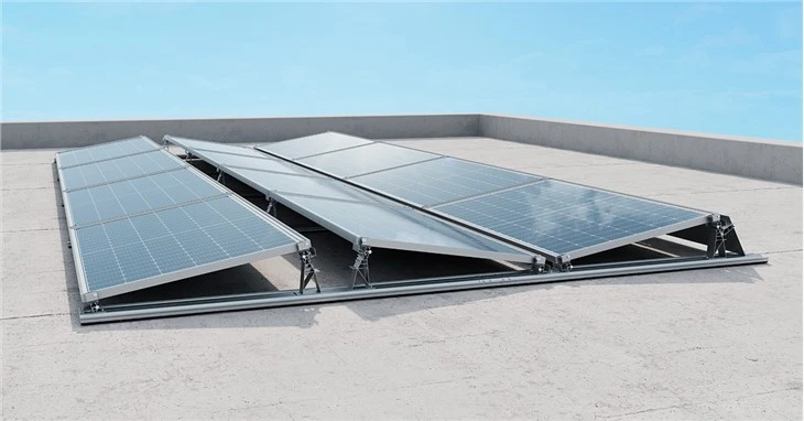 Flat Roof Solar Panel Mounting Structureof Hook