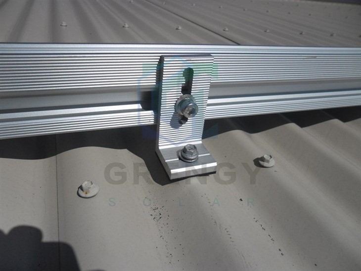 Adjustable Aluminum Solar Mount For Flat Roofs factory
