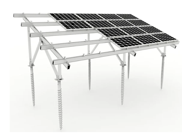 Aluminium Solar Ground Racking Structure System
