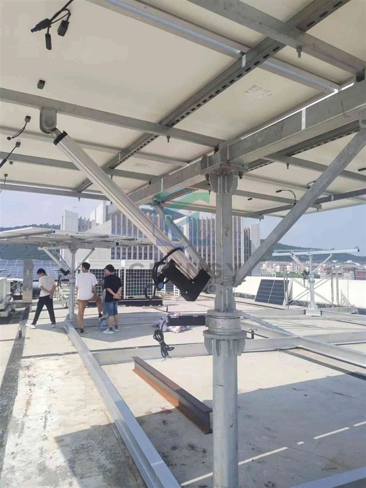 Concrete Pier Foundation Solar Mounting Structure