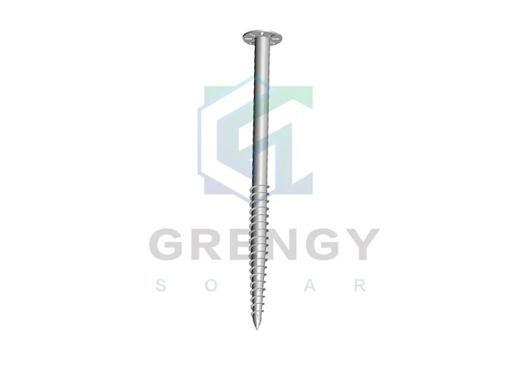 Txheej xwm & Temporary Ground Screw Foundations