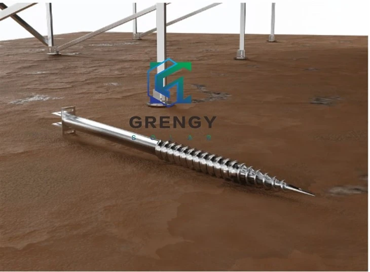 Galvanized Helical Piles Foundation