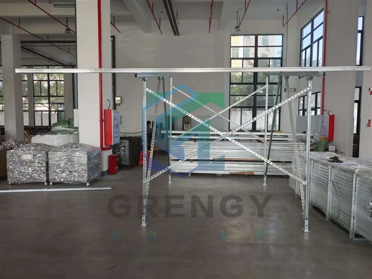 Galvanized Steel Solar PV Panel Ground Mounting System