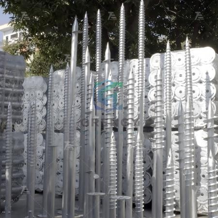 HDG Ground Screw Ground Anchor Helical Pile