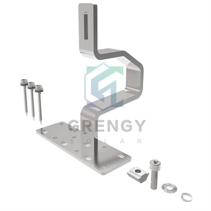 High-Strength PV Roof Hook For Solar Panel Racking Systems factory