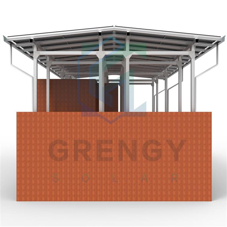 Industrial Solar Carports Engineered With Aluminum suppliers