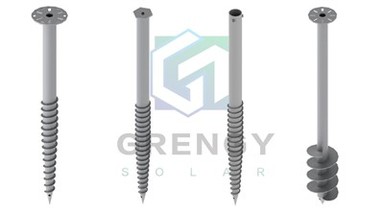 Galvanized Helical Screw Piles Foundation