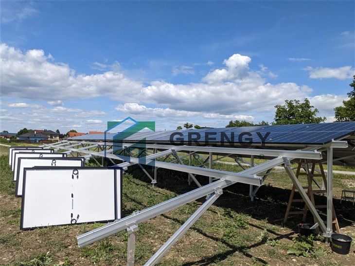 Solar Ground Mounting Structure Aluminum