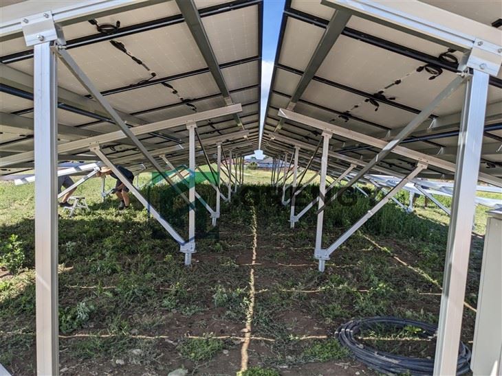 Solar Ground Mounting Structure Aluminum